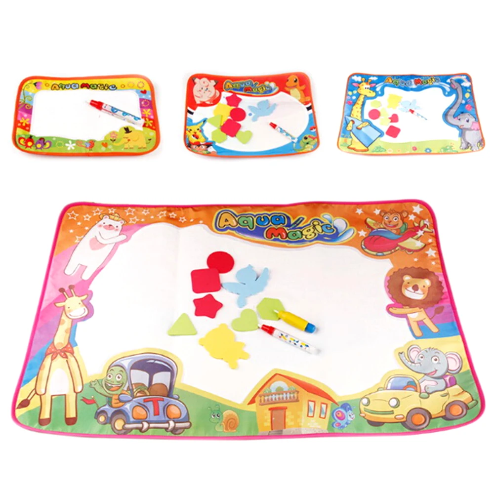 With Magic Pen Non-toxic Drawing Board For Kids Drawing Toys Water Drawing Mat Board Painting And Writing Doodle