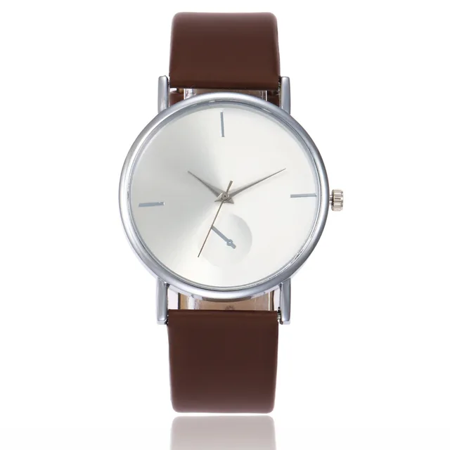 Unisex Watches New Creative PU Leather Strap Ladies Quartz Watch Casual Analog D Unisex Watches New Creative PU Leather Strap Ladies Quartz Watch Casual Analog D