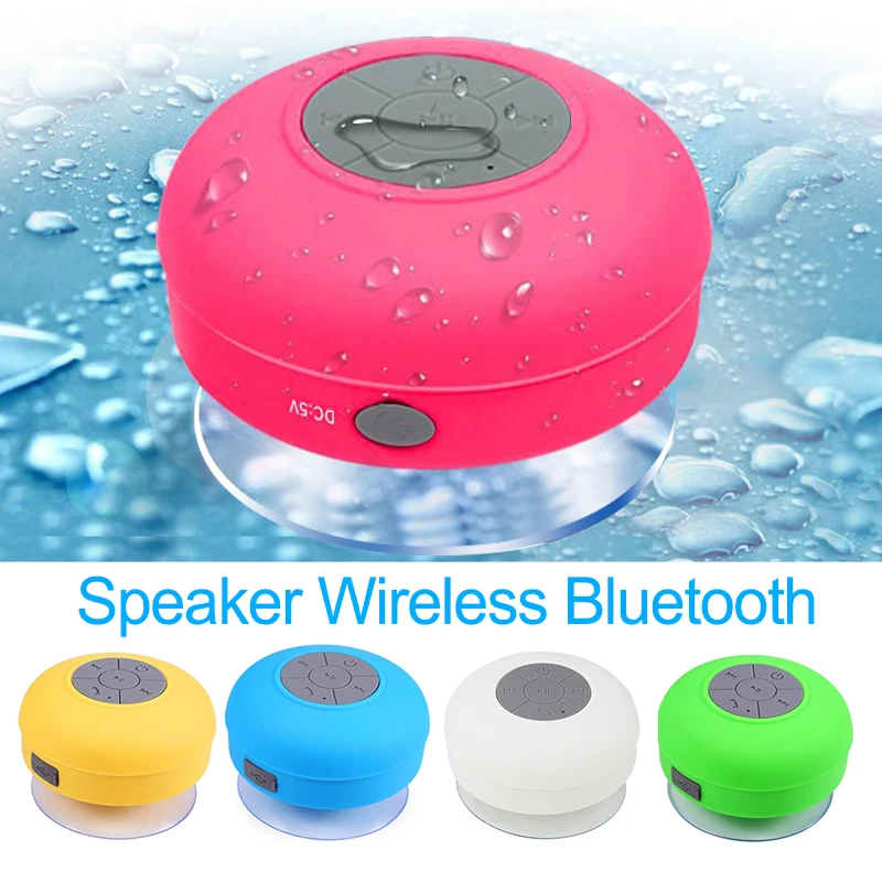 Портативный Мини Bluetooth динамик свободные руки водонепроницаемые беспроводные динамики для ванной комнаты Душ сабвуфер музыкальный громко... Портативный Мини Bluetooth динамик свободные руки водонепроницаемые беспроводные динамики для ванной комнаты Душ сабвуфер музыкальный громко...