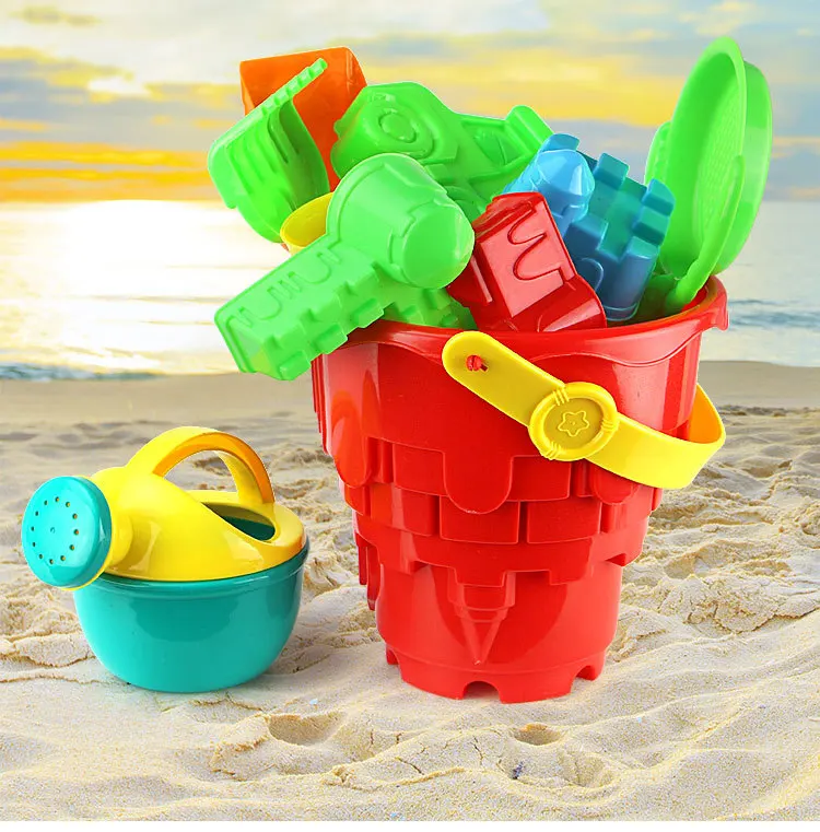 11PCS Castle Sand Clay Mold Portable Baby Children Kids Educational