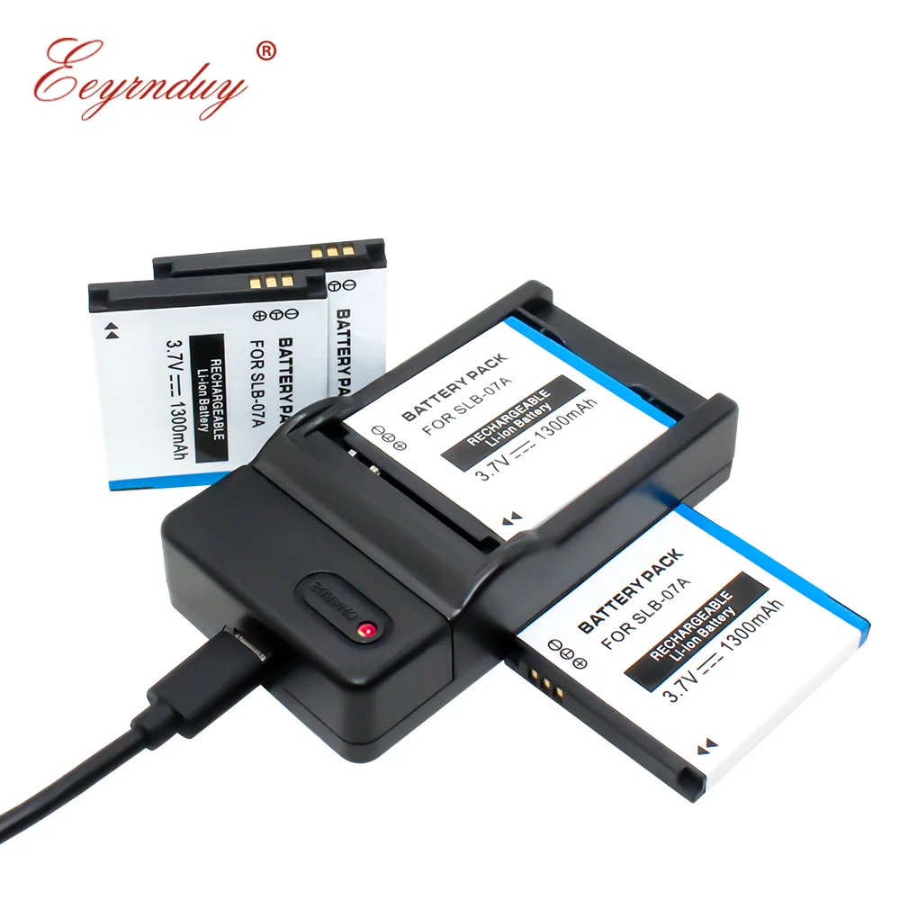 4 шт. SLB-07A SLB07A SLB 07A набор для подзарядки батареи для SAMSUNG PL150 ST50 ST500 ST550 ST600 TL90 TL100 TL205 TL210