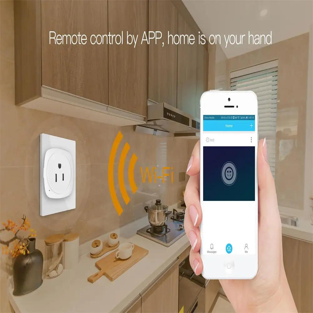 Timethinker WiFi умная розетка адаптер для Alexa Google Home Умный дом Wifi розетка голосовое Дистанционное гнездо для Apple Homekit