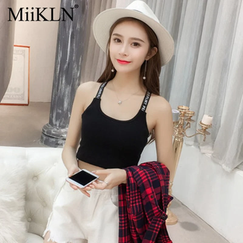 MiiKLN Women Tops Off Shoulder Top Black White Women Summer Clothes M to XL Size
