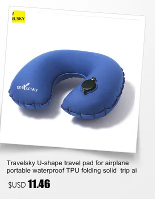 Travelsky новейшая легкая TPU H-shape дорожная подушка для шеи Складная воздушная надувная подушка для деловых поездок подушка для шеи