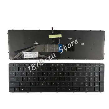 

YALUZU New For HP Probook 650 G2 655 G2 US black laptop keyboard with backlit with Pointer Glossy Frame US