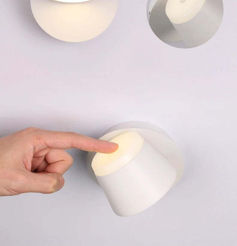 Lâmpada de Parede Luzes de Metal Interruptor de Toque Espelho do Banheiro Lâmpada de Leitura Modern Interior Ajustar Girar Regulável Quarto Luminárias Luminária 4 Modern Interior Ajustar Lâmpada De Parede Luzes