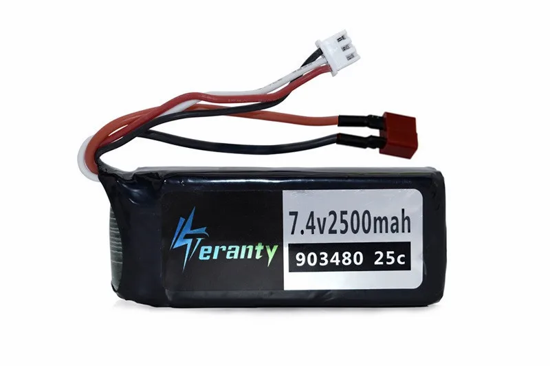 Обновленная батарея 3000 mah/4000 mah/5000 mah 7,4 v для Wltoys 12428 12423 RC автозапчасти 2 шт 7,4 V 2500mah lipo батарея 903480