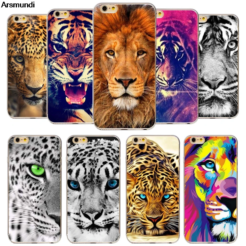 Arsmundi font b 2018 b font New Animal Tiger Lion Phone Cases for font b iPhone