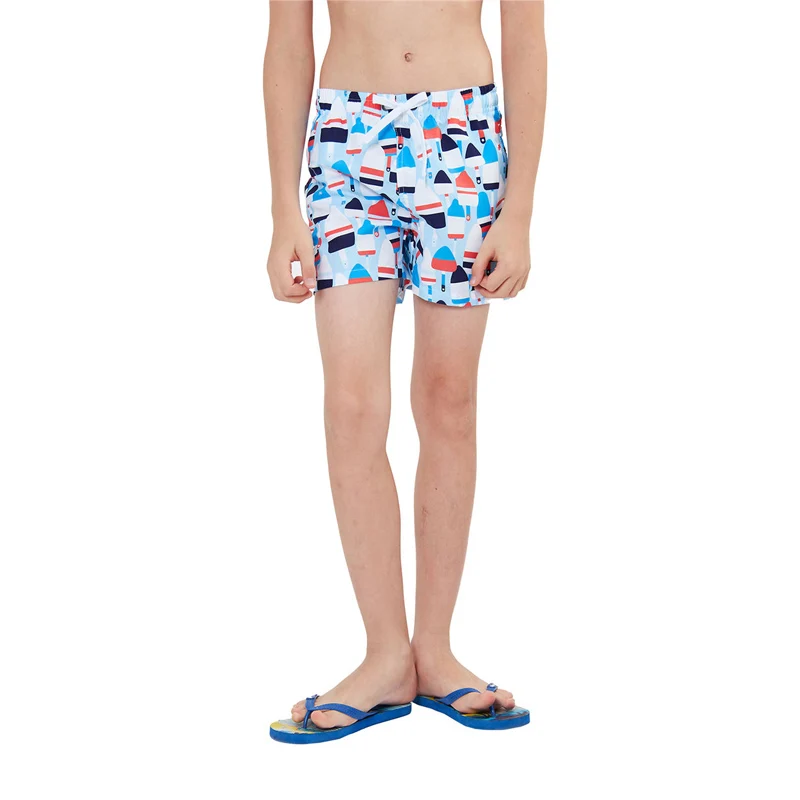 Летние плавки для Мальчиков пляжные шорты для плавания с рисунком рыбки и акулы купальный костюм для детей, одежда для купания, штаны для мальчиков Возраст 4, 6, От 8 до 10 лет