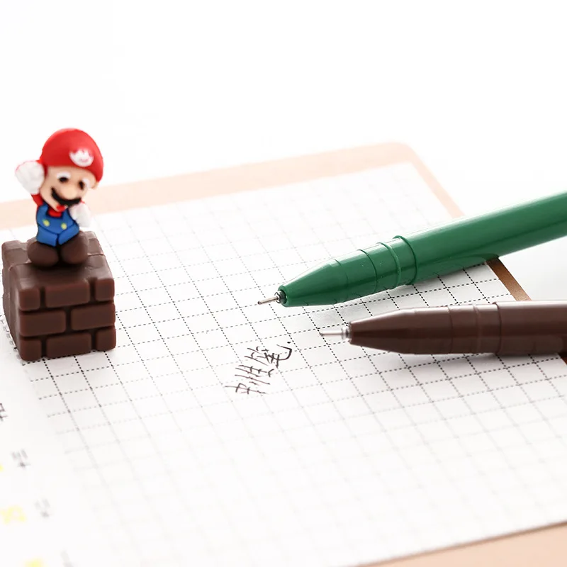Фантастическая Супер Марио гелевая ручка подпись ручка Escolar Papelaria школьные офисные принадлежности рекламный подарок