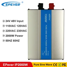 EPever 2000W Pure Sine Wave Inverter 24VDC 48VDC Input 110VAC 120VAC 220VAC 230VAC Output 50HZ 60HZ Off Grid Inverter IPower EPever 2000W Pure Sine Wave Inverter 24VDC 48VDC Input 110VAC 120VAC 220VAC 230VAC Output 50HZ 60HZ Off Grid Inverter IPower