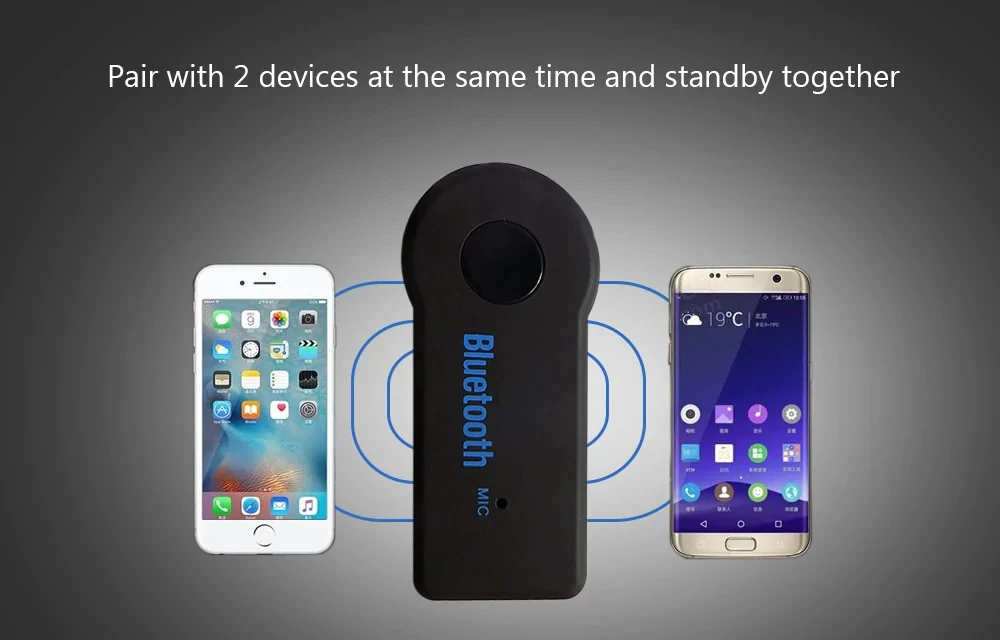 Rovtop Bluetooth приемник AUX аудио 3,5 мм стерео Muisc беспроводные приемники для автомобиля Динамик Наушники Bluetooth адаптер Hands Free