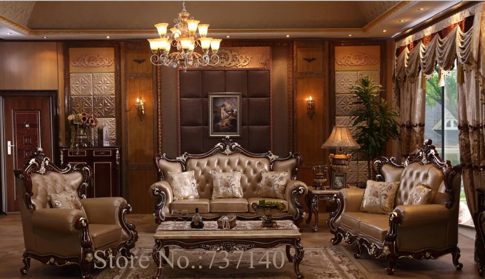 oak antique furniture antique style sofa luxury home furniture baroque sofa european style furniture sofa set factory direct