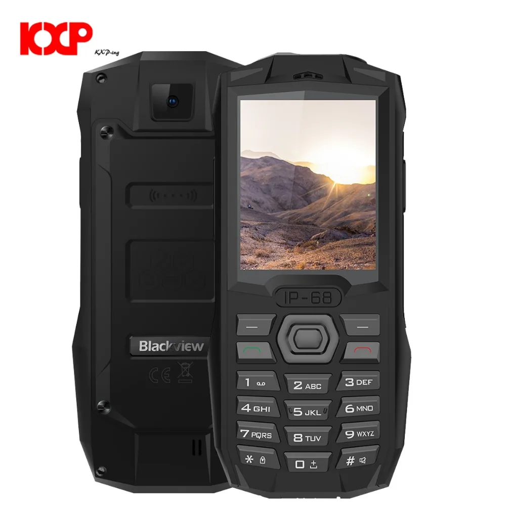 Blackview BV1000 IP68 2 4 дюймов MTK6261 влагостойкий и ударопрочный прорезиненный чехол для