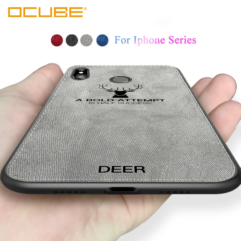 Luxury Cloth Case For Iphone 7 8 Plus Back Cases Cover