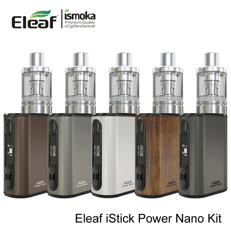 Original Eleaf iStick Power Nano Kit 1100mAh 40W Mod Battery 2ML Melo 3 Tank Istick E-Cigarette | Электроника