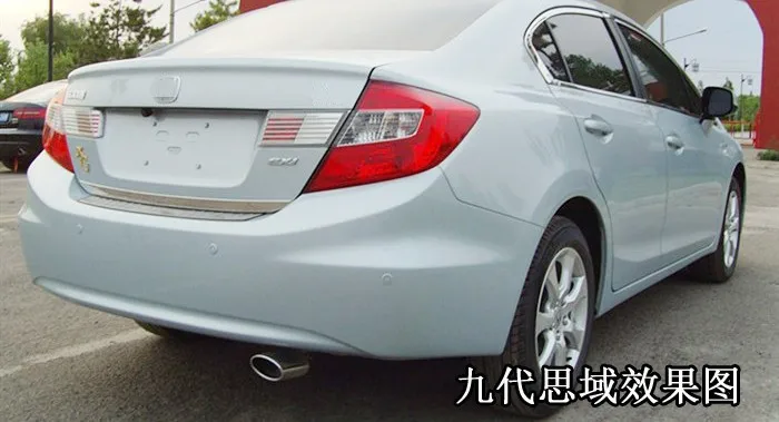 Для Honda Civic 2012 2013 Нержавеющая сталь kome глушитель наконечник концевой трубы