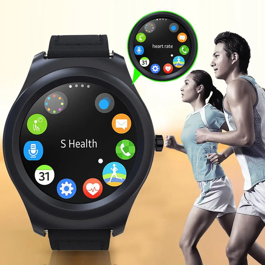 

Q2 Bluetooth 4.0 Smart Watch MTK2502 Monitor Heart rate Tracker pedometer health Care record sports data for iOS&Android