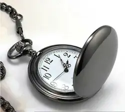 Классическая 4.5 см Размеры серебро польский кварцевые Для мужчин карманные часы Цепочки и ожерелья Relogio де Bolso подарок кварцевые часы