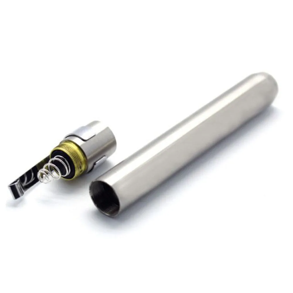 1pc 2017 New Arrival Soshine Q5 LED 250 Lumens Stainless Steel 4.2V AAA/10440 Mini Flashlight With Clip For Camping Outdoor