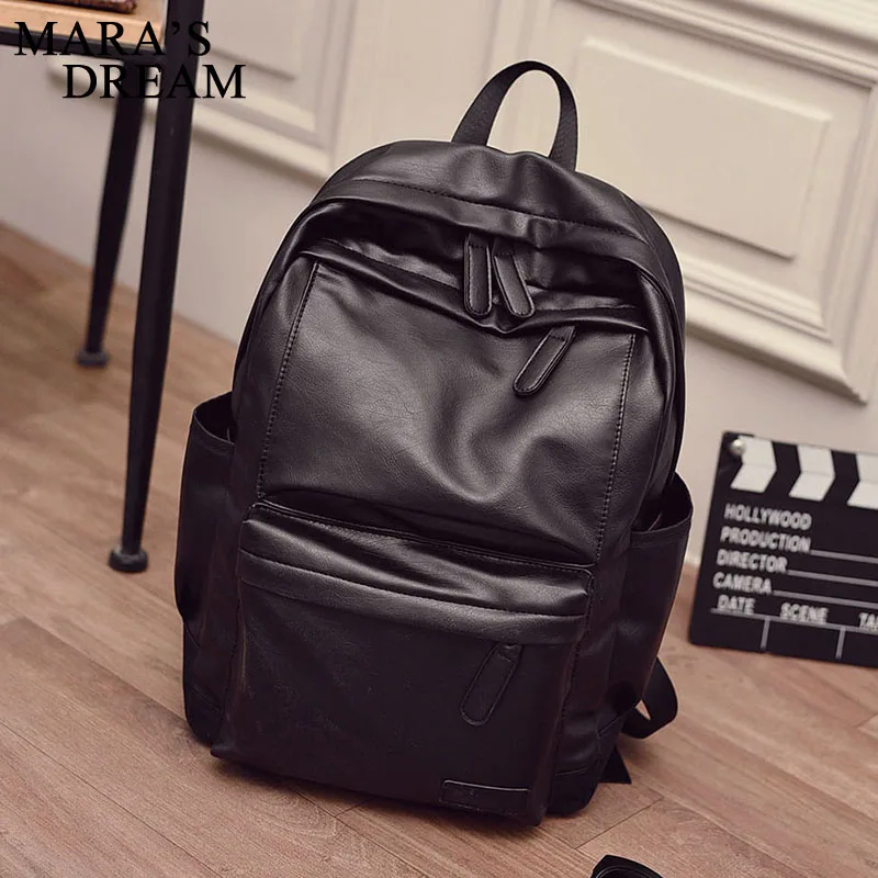 مارا حلم الرجال على ظهره الذكور حقيبة السفر Mochilas المدرسة الرجل بو الجلود حقيبة أعمال كبيرة محمول التسوق السفر حقيبة