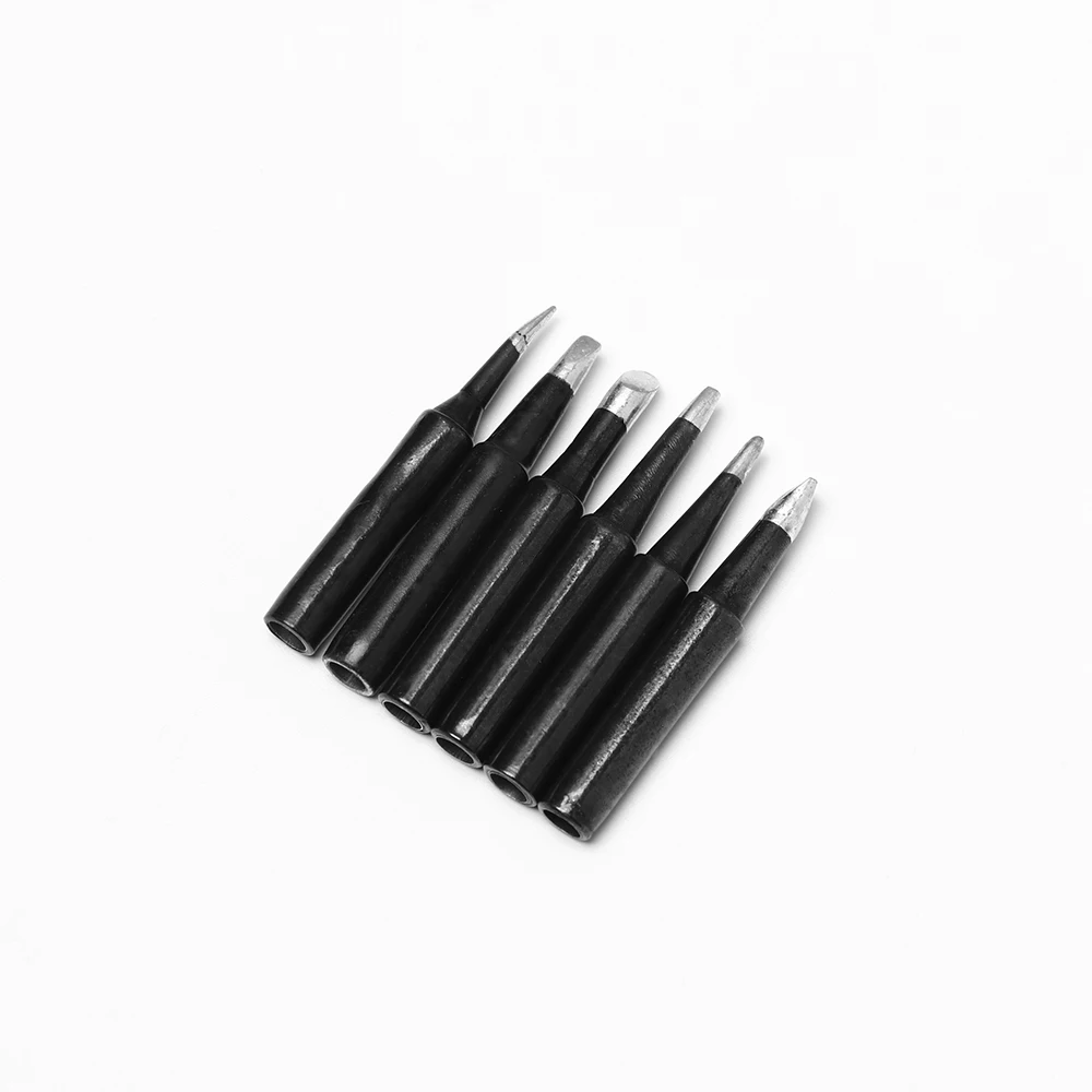 

1Pcs New 900M-T-1C Soldering Iron Solder Tip Lead-free Copper Replacement Bevel Style For Hakko Saike 936 12 Pattern