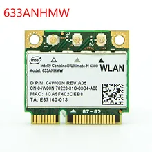 Беспроводная-N 450 Мбит/с Wifi мини PCI-e беспроводная карта для Intel 6300 633 ANHMW 802.11a/g/n Wi-Fi приемник точка доступа