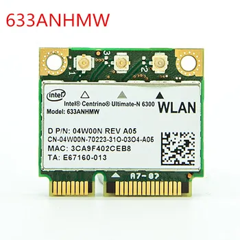 

Wireless-N 450Mbps Wifi Mini PCI-e Wireless Card For Intel 6300 633ANHMW 802.11a/g/n Wi-fi Receiver Hotspot Network