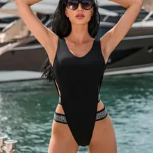 Бразильский купальник бикини с рисунком,, пуш-ап, цельные костюмы, высокая нога, купальник, женский сексуальный, пэчворк, боди, летний купальник