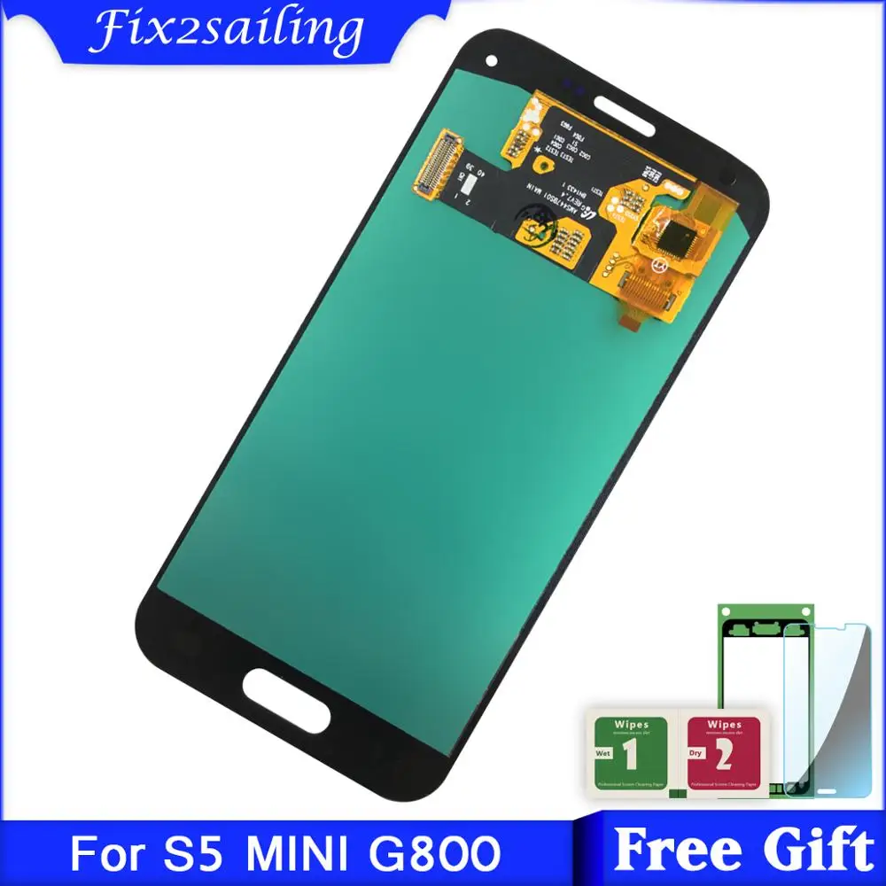4 5 дюймов для Samsung Galaxy S5 мини G800 G800F G800H ЖК дисплей с цифровым преобразователем