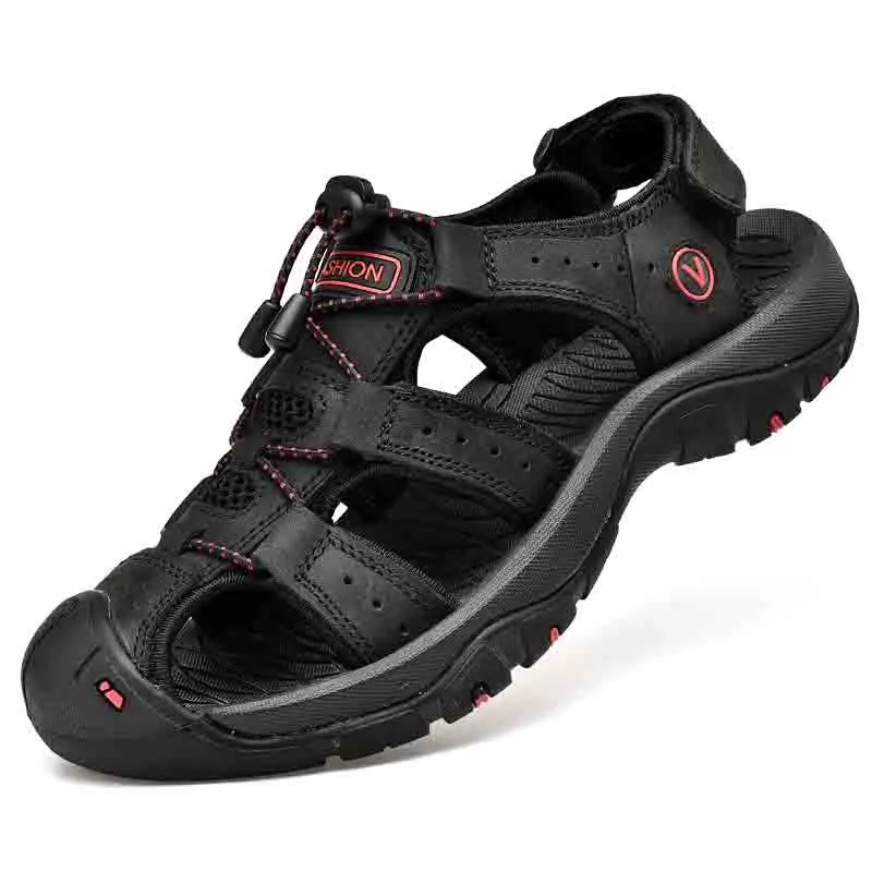

Summer Shoes Leather Sandals Men Soft Sandals Comfortable Men Big Size Soft Sandals Men Roman Comfortable Summer Makasin Men