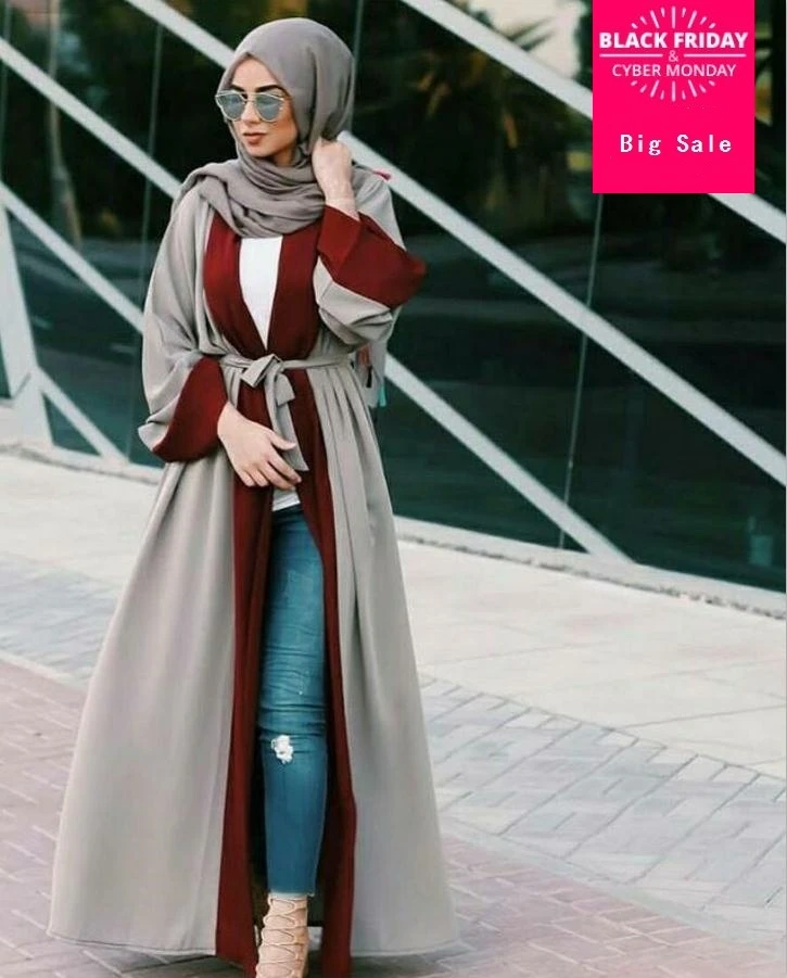 Plus size Elegant adult Muslim Abaya Arab Turkish Singapore Jilbab