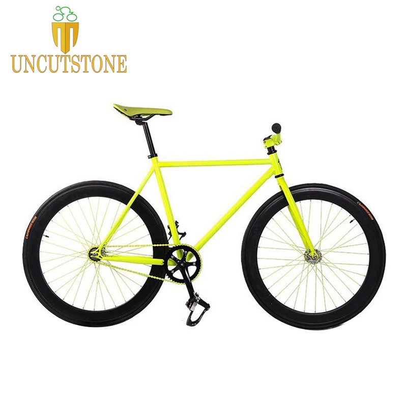 Magnesium Alloy Wheel 60mm rim fixie Bicycle, Fixed gear bike 700C *23 70mm Rim 52cm FRAME DIY BIKE Complete Road Bike