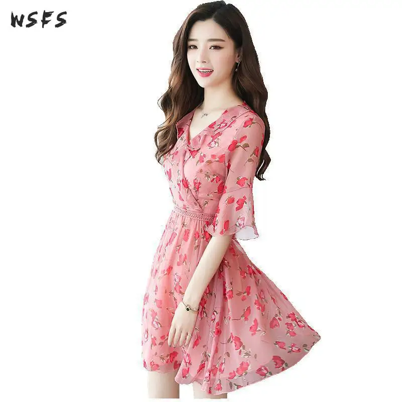 women's short sleeve sundresses