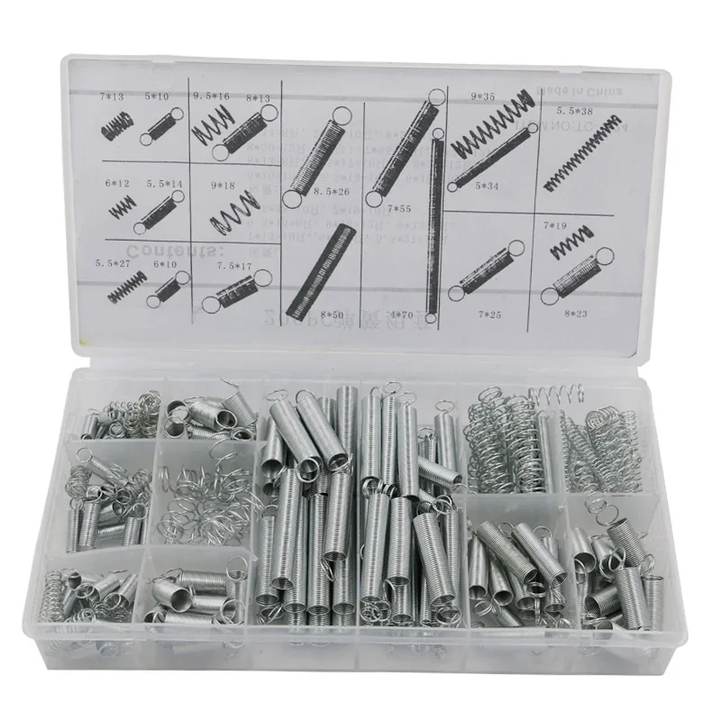 

200 PCS Electrical Hardware Spring/ Spring Tension Spring / Pressure / Suit / A Goup / Compression and Extension