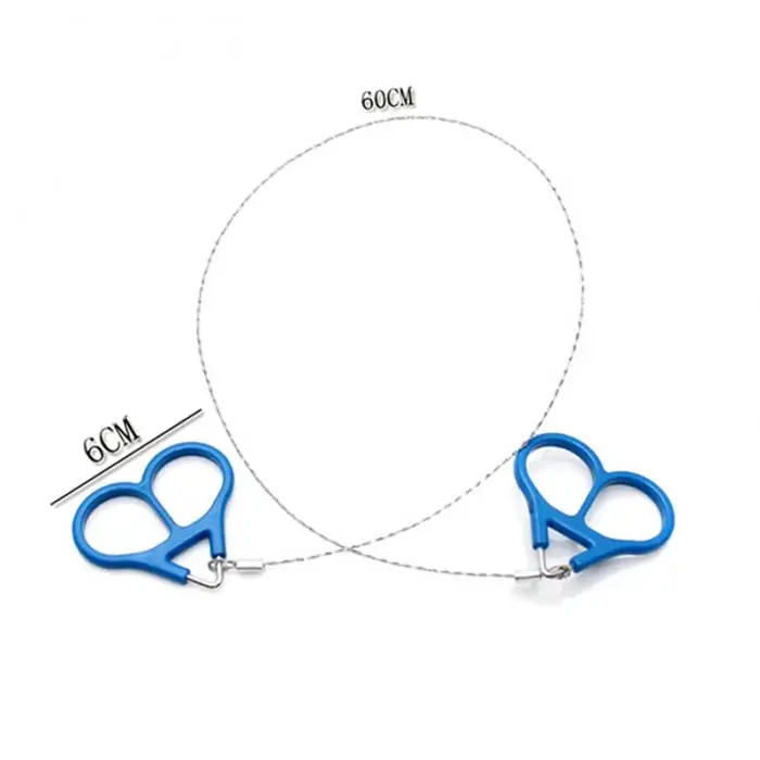 Практичная проволочная пила из нержавеющей стали наружный экстренный для выживания в походе Шестерня инструменты для путешествий Пешие прогулки Охота альпинистские инструменты BB55