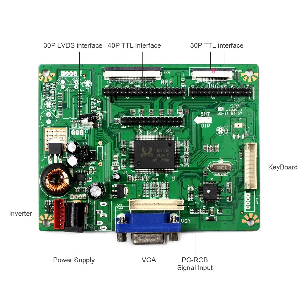 Плата контроллера VGA LCD работает для 10 4 дюйма LQ10D42 LQ10D421 LQ104V1DG11 LQ104V1DG21 ЖК экран|work|work