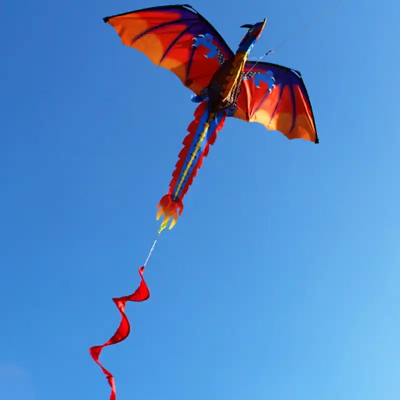 New 3D Dragon Kite With Tail Kites For Adult Kites Flying Outdoor 100m