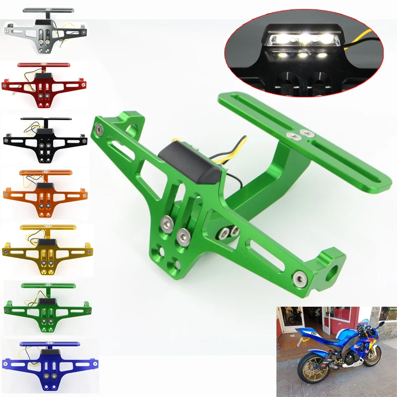 

For Kawasaki Ninja 650 ER-6N/F Ninja 1000 Z1000S Z1000SX Versys 1000 Motorcycle License Plate Rear Tail Tidy Fender Eliminator