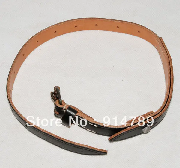 

WW2 GERMAN BLANK LEATHER EQUIPMENT STRAPS BELTS -32284