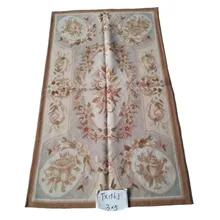 3'x5 Aubusson ткать ковры ручной работы шерсти новозеландской шерсти