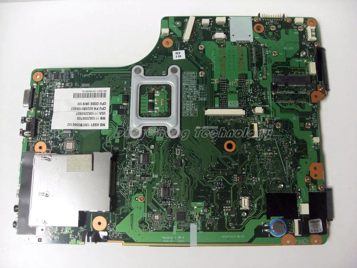 HOLYTIME материнская плата для ноутбука Toshiba Satellite A500 A505 V000198170 6050A2338701-MB-A01 DDR3 non-Встроенная видеокарта