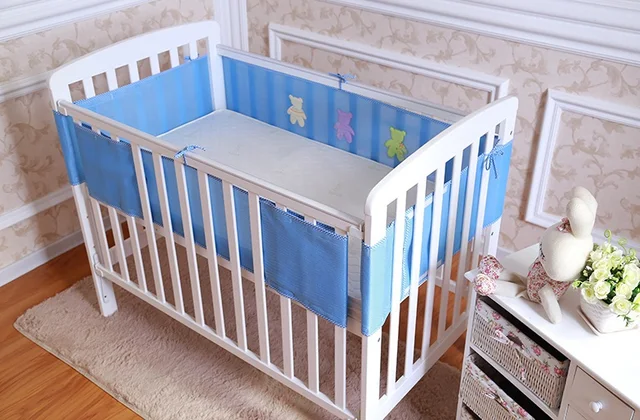 breathable baby cot bumper