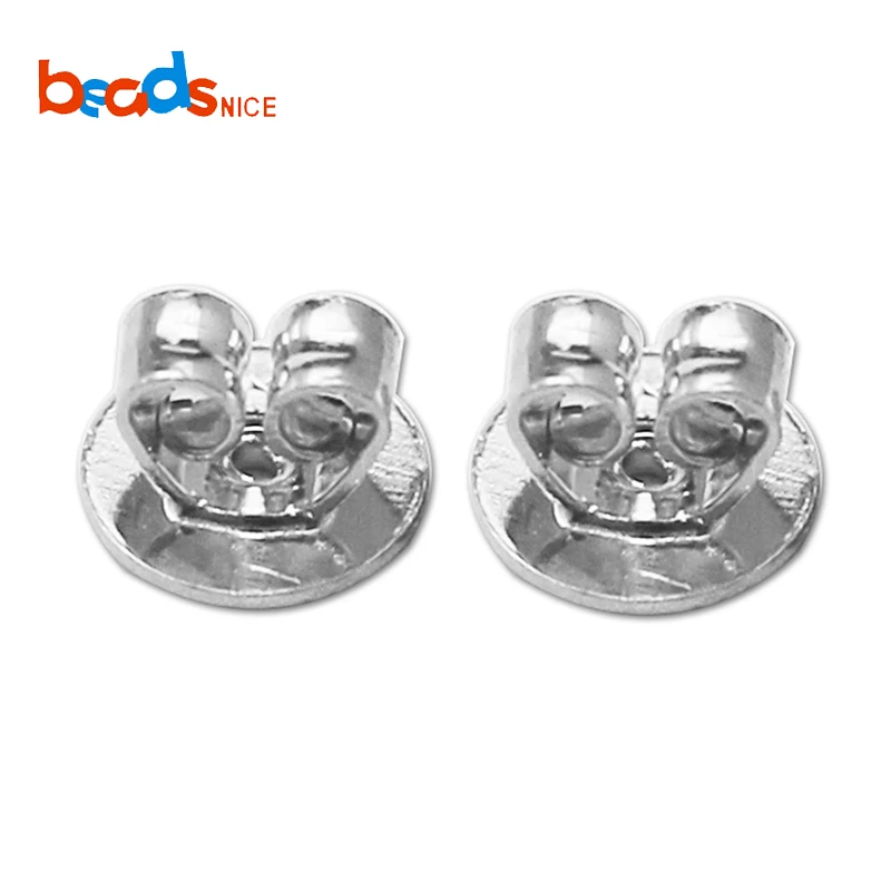 Beadsnice ID37594A оптовая продажа искусственные серебряные серьги задние