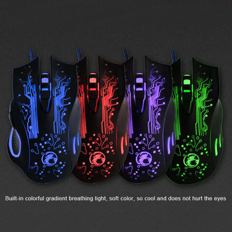 Tri-Color Backlit Computer Gaming Keyboard Teclado USB Powered Full N-Key Game Keyboard for Desktop Laptop Russian sticker