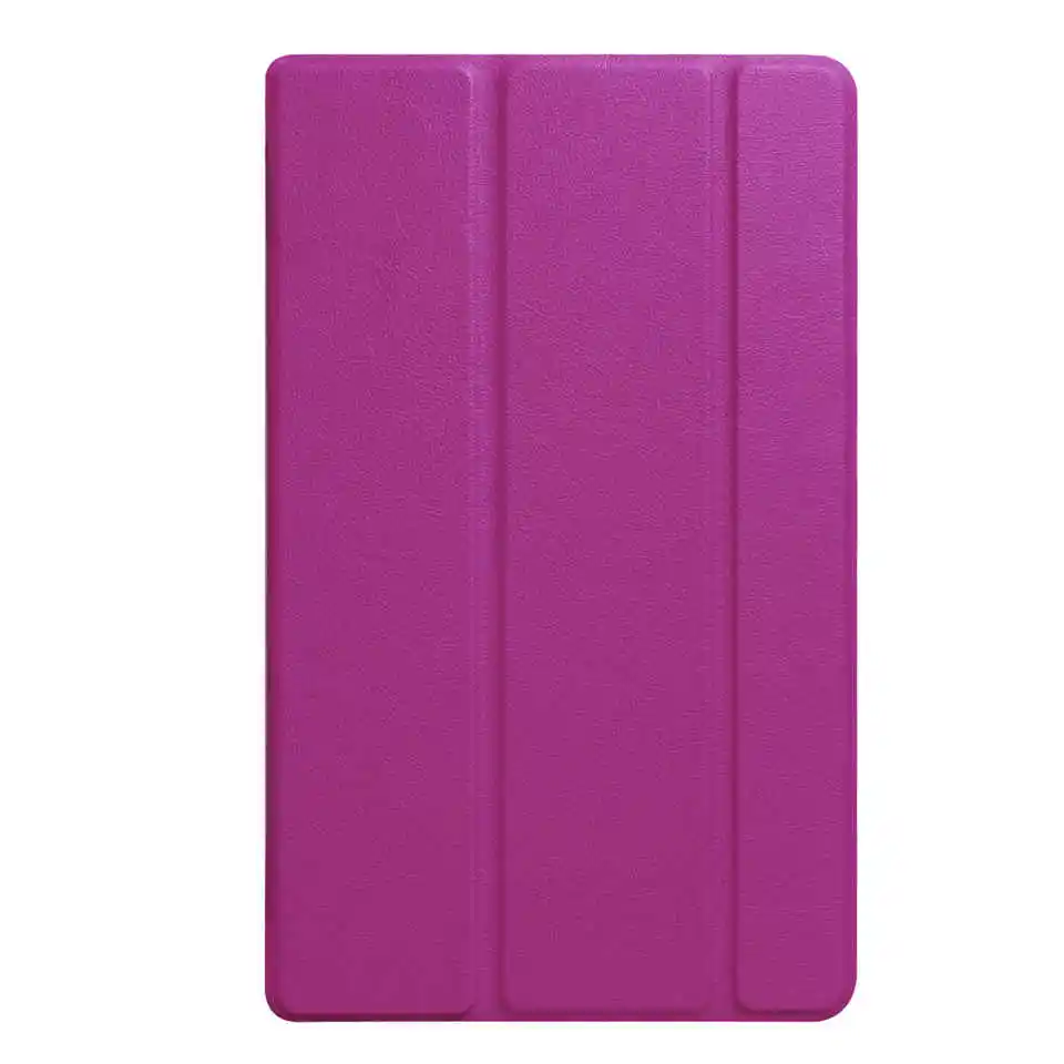 IBuyiWin " чехол для планшета huawei MediaPad T3 8,0 KOB-L09 KOB-W09 Магнитная Складная подставка смарт-чехол из полиуретановой кожи+ пленка для экрана+ ручка - Цвет: Фиолетовый