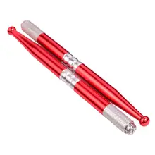 10 шт. макияж мода ручная Татуировка женщины красота ручка микроблейдинг перманентные инструменты для бровей микроблейдинг бровей ручка