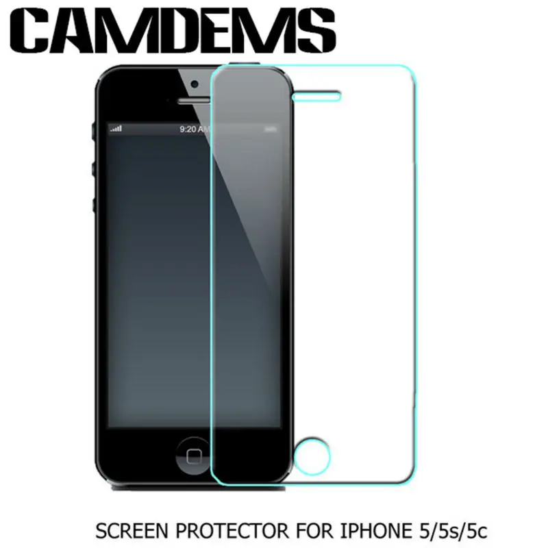 CAMDEMS 100шт HD прозрачное стекло 2.5 D высокого качества закаленное протектор экрана