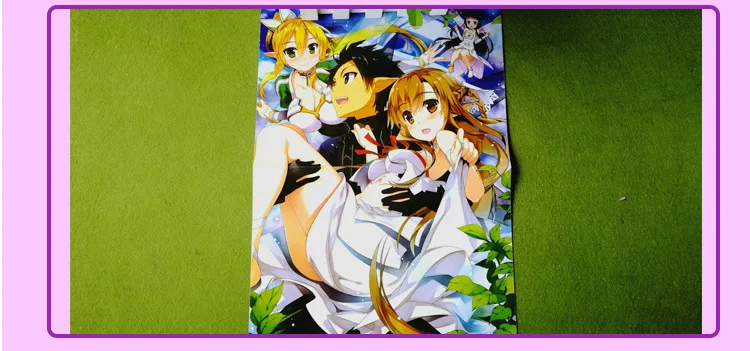 Sword Art Online SAO Art Book Kirito Yuuki Asuna Fanart каталог брошюр иллюстрации Artbook альбом картина подарок Kazuto Косплей