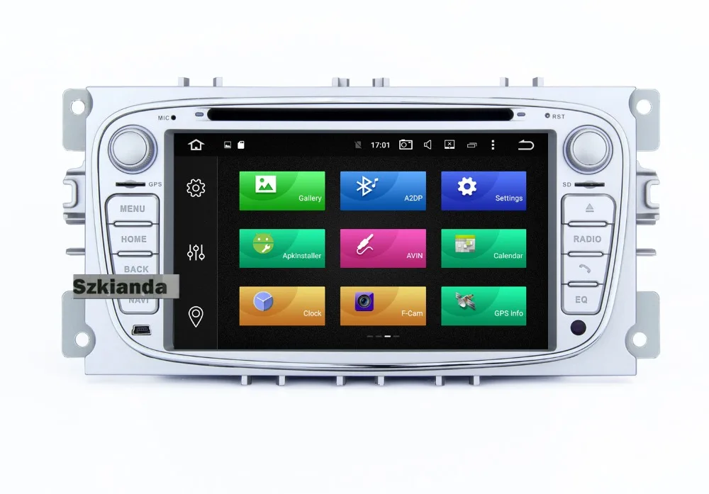 Cheap 7inch Android 8.0 2Din Car DVD Player For FORD Focus DVD MaAX Mondeo Radio 2Din With 4G Wifi GPS Navi Radio free Map+DVR 2